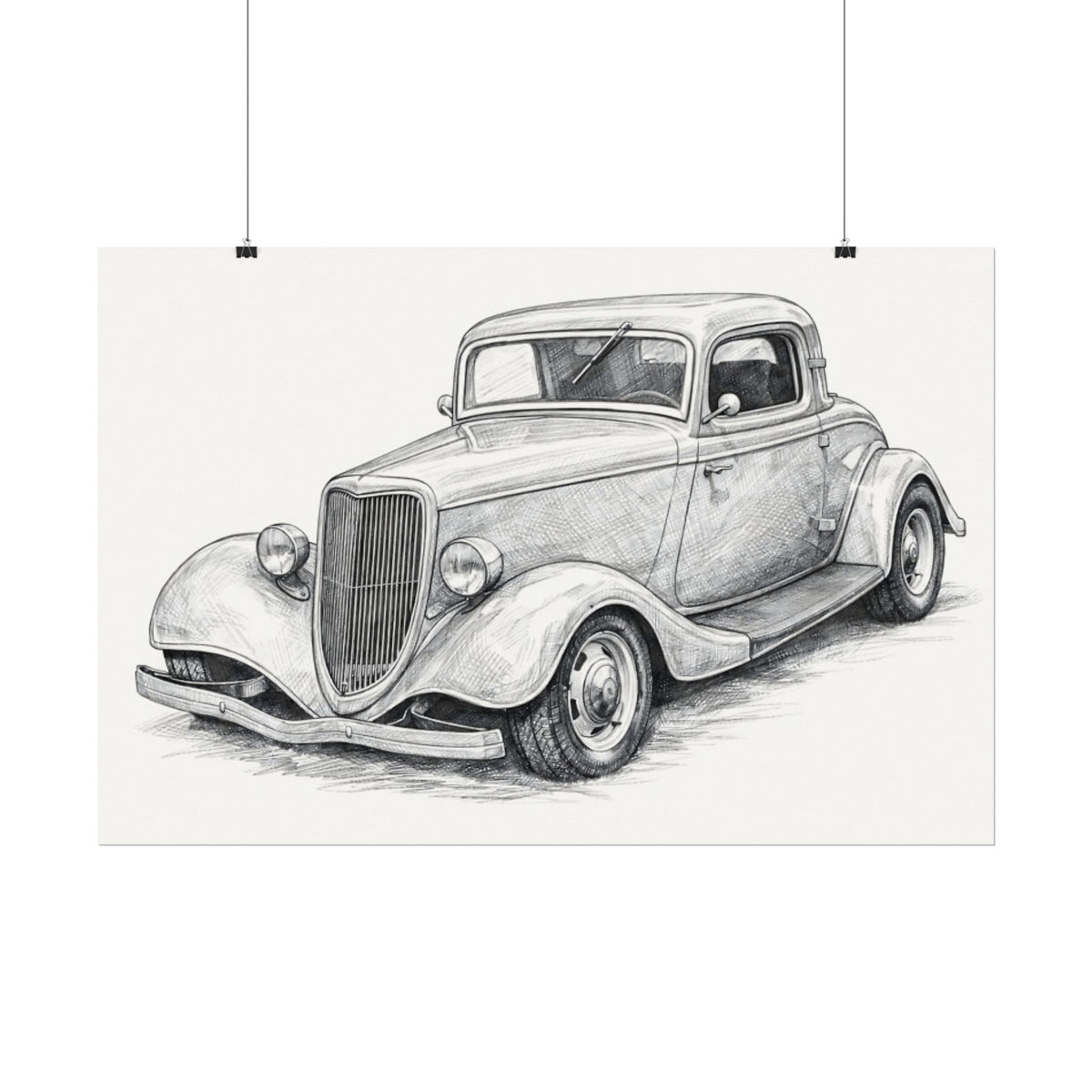 Vintage Classic Car - "The Three Window Ghost"