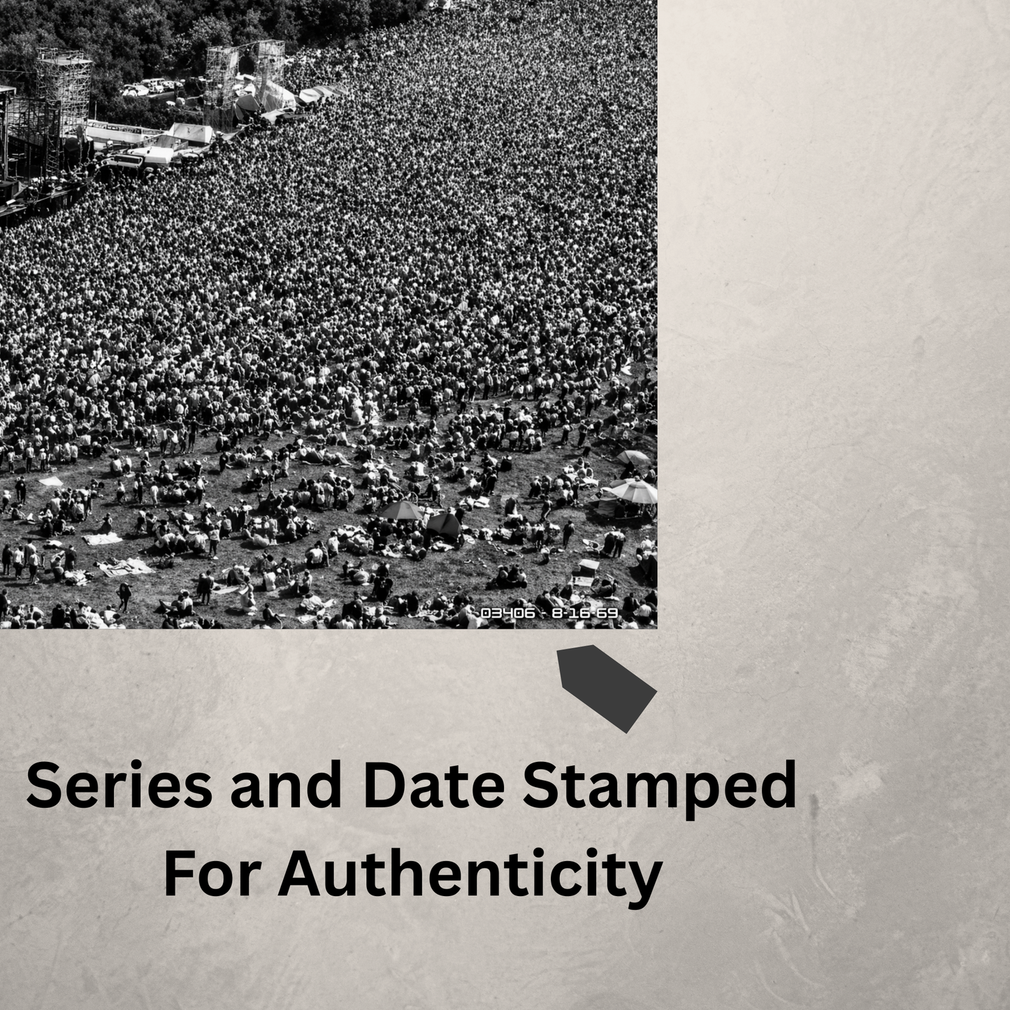 Vintage Crowd - Black & White Photography - Music Festival - The Gathering (The Communion)