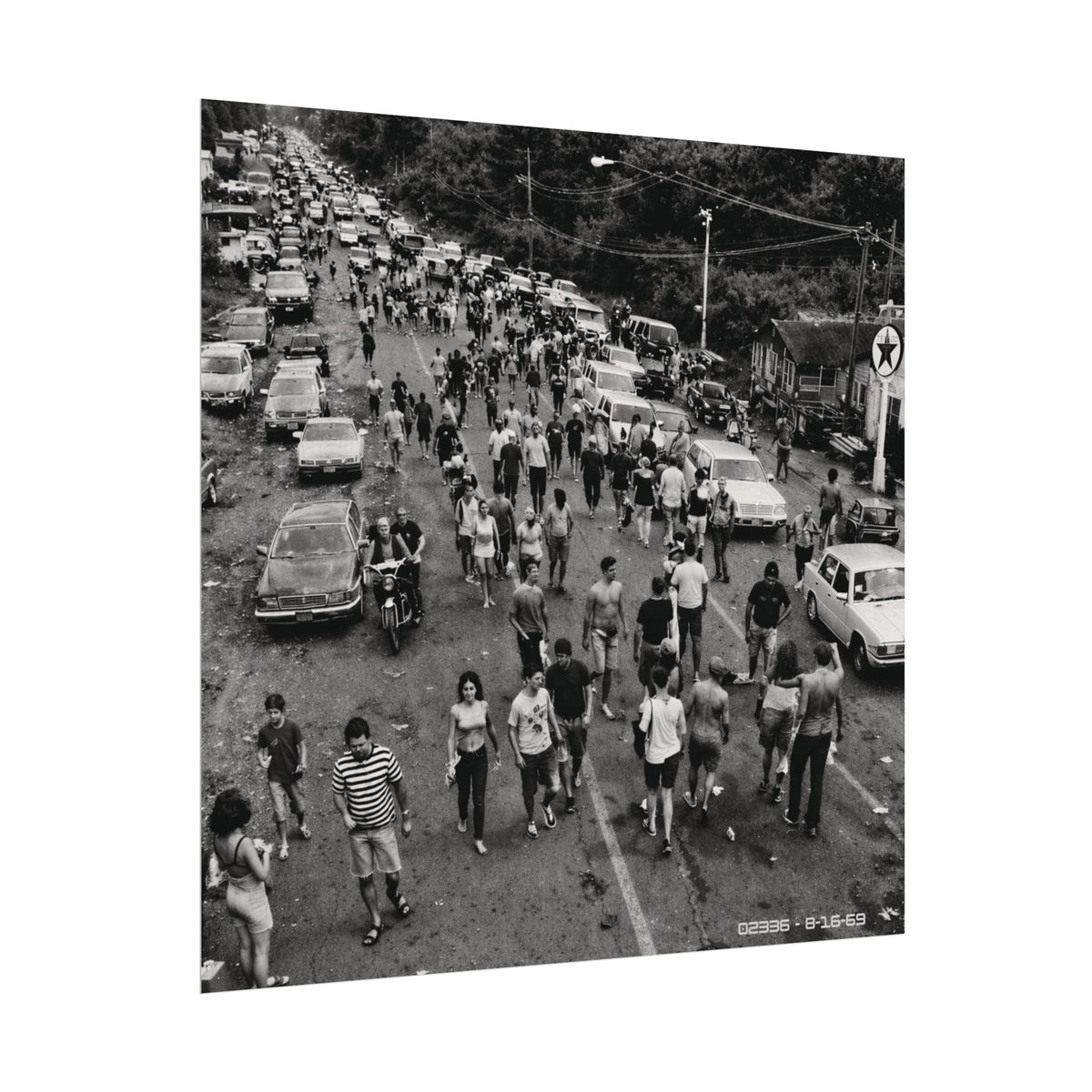 Vintage Crowd - Black & White Photography - Music Festival - The Pilgrimage (The Journey)