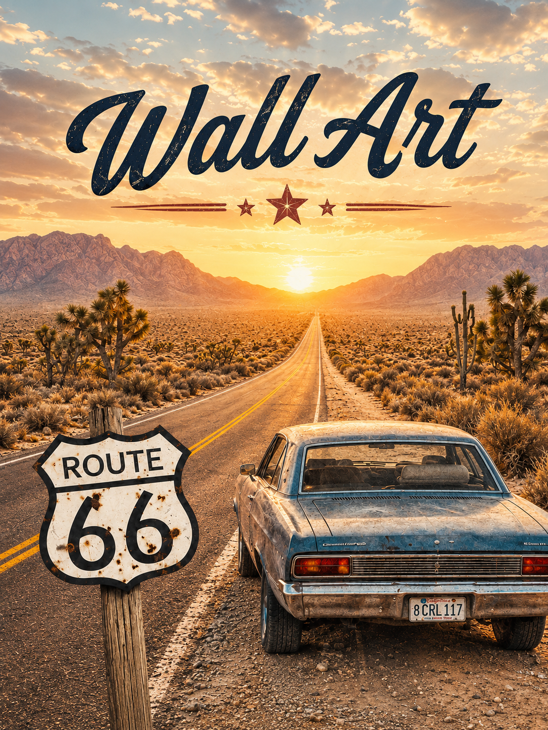 Rt66 Wall Art Collection