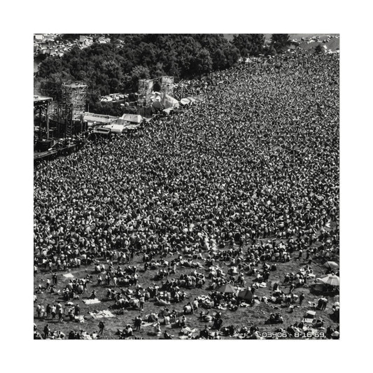 Vintage Crowd - Black & White Photography - Music Festival - The Gathering (The Communion)