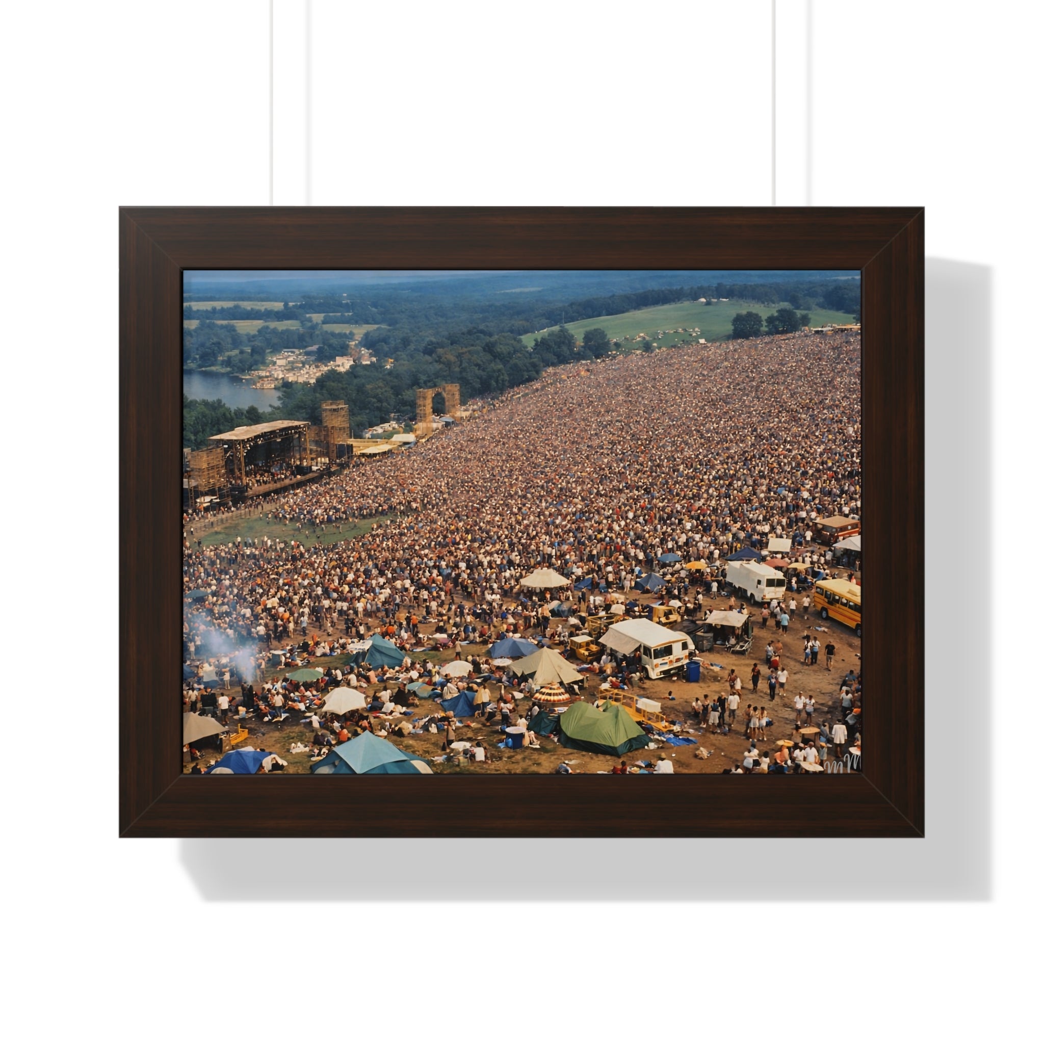 Vintage Music Festival Photo, Festival Wall Art - When The World Turned Up The Volume