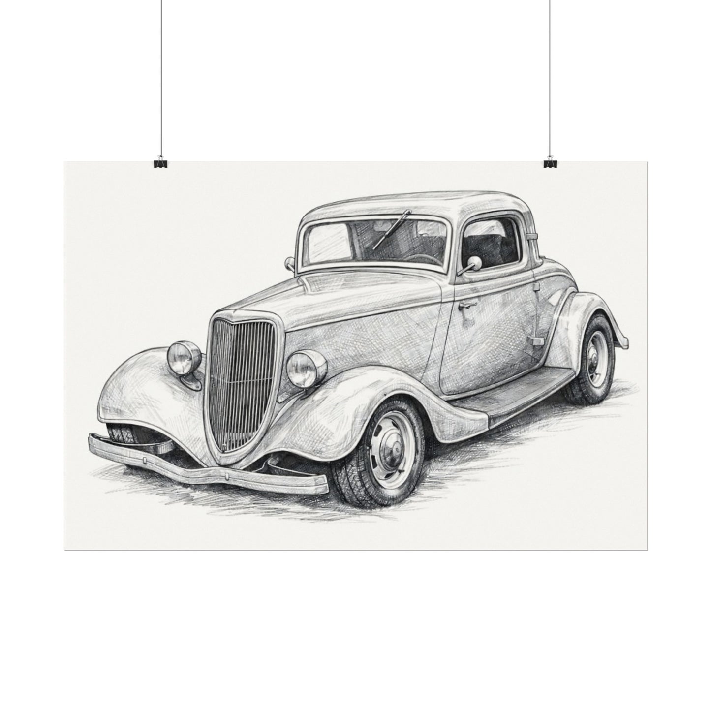 Vintage Classic Car - "The Three Window Ghost"