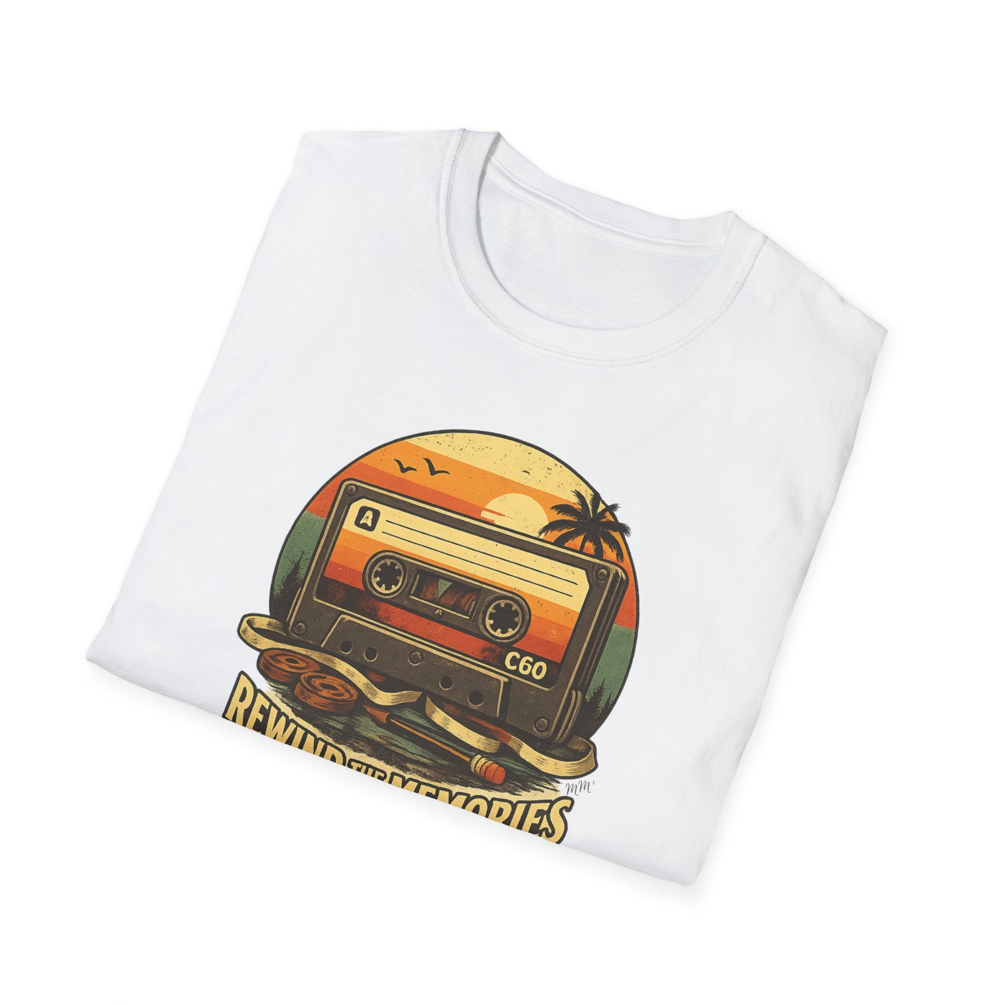 Retro Custom T-Shirt - Rewind the Memories Tee