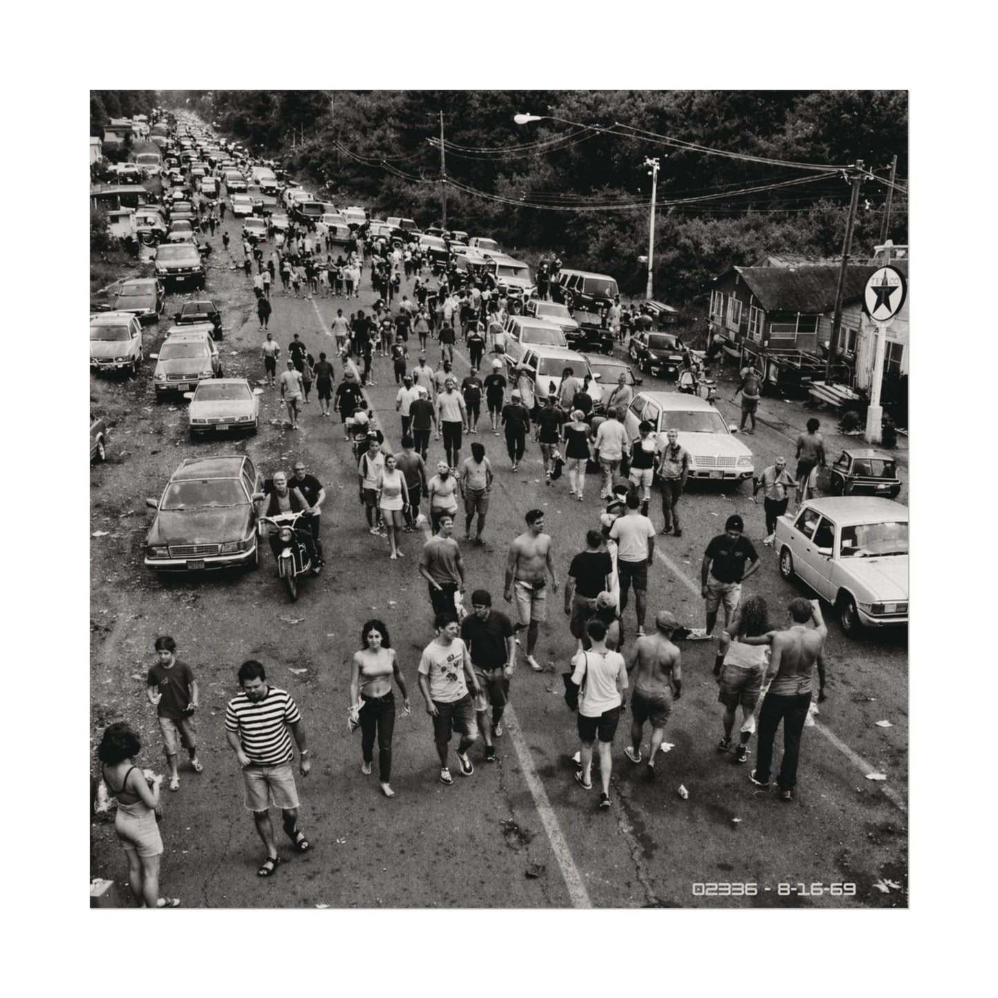 Vintage Crowd - Black & White Photography - Music Festival - The Pilgrimage (The Journey)