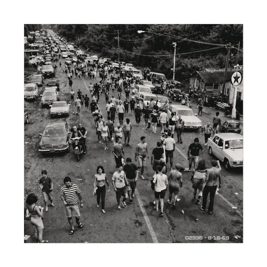 Vintage Crowd - Black & White Photography - Music Festival - The Pilgrimage (The Journey)