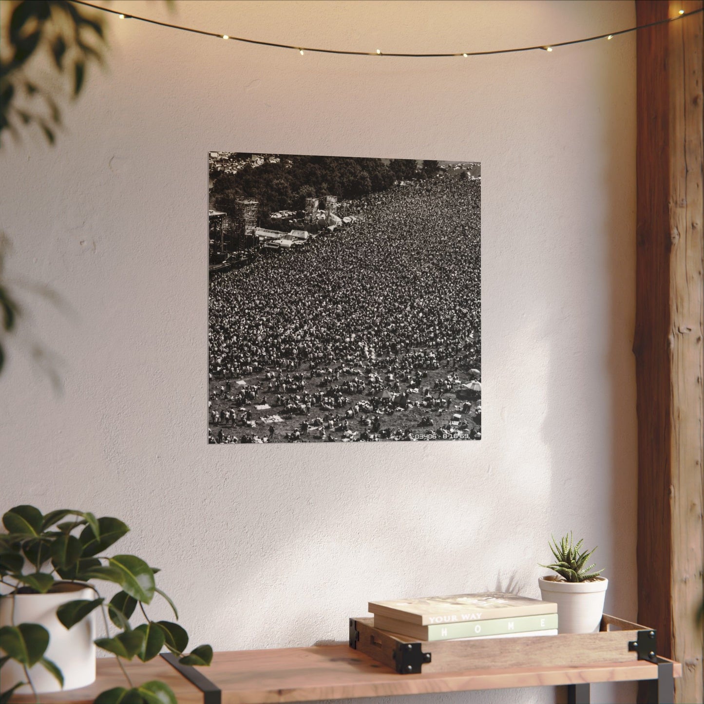 Vintage Crowd - Black & White Photography - Music Festival - The Gathering (The Communion)