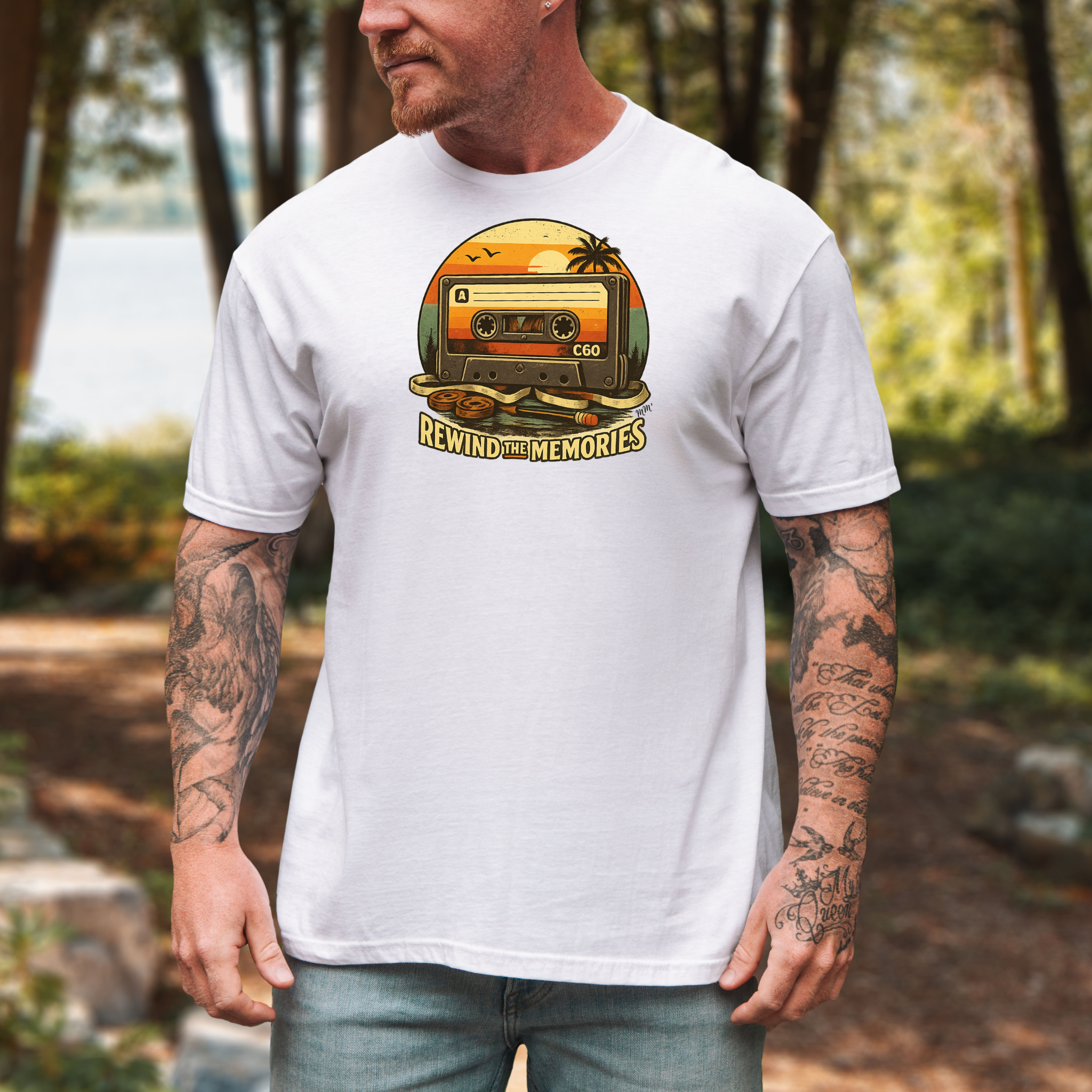 Retro Custom T-Shirt - Rewind the Memories Tee