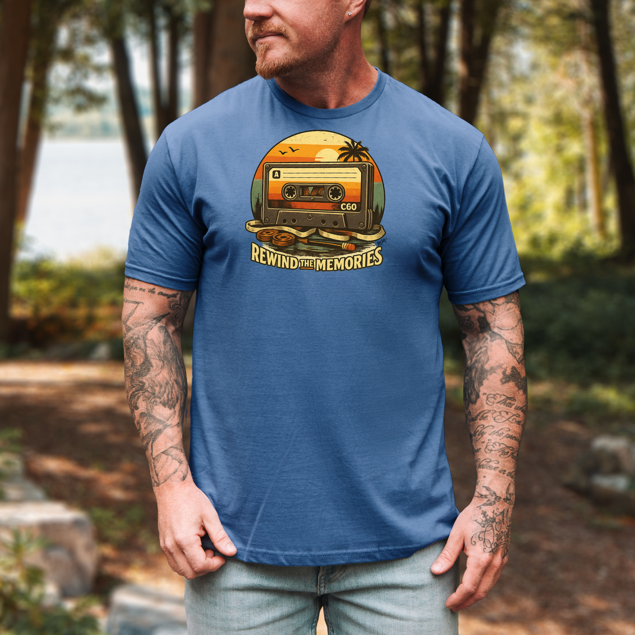 Retro Custom T-Shirt - Rewind the Memories Tee