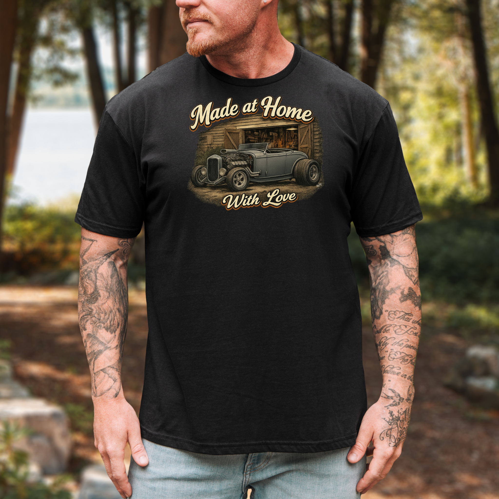 Made at Home, Built with Heart Tee