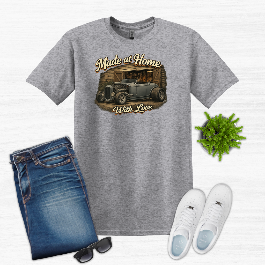 Made at Home, Built with Heart Tee