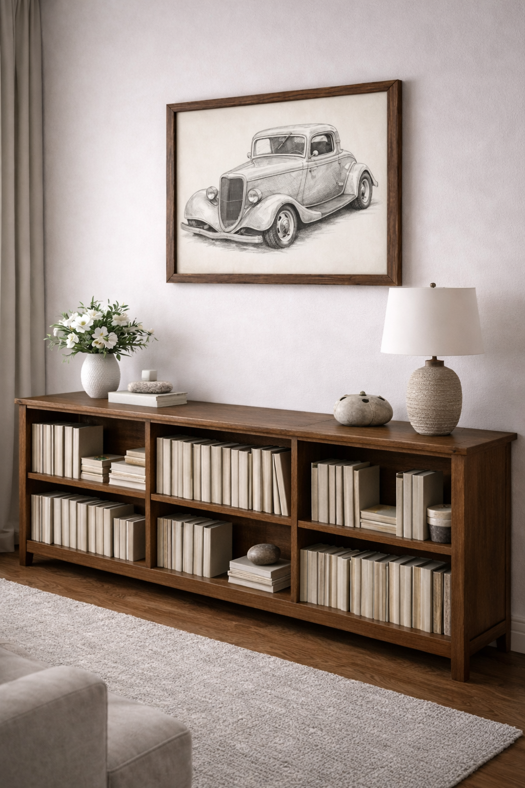 Vintage Classic Car - "The Three Window Ghost"