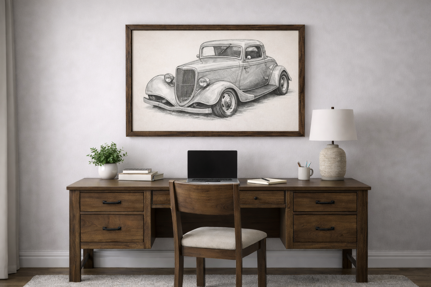 Vintage Classic Car - "The Three Window Ghost"