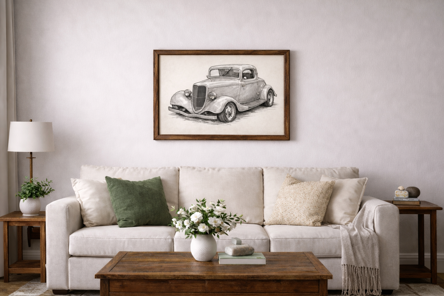 Vintage Classic Car - "The Three Window Ghost"