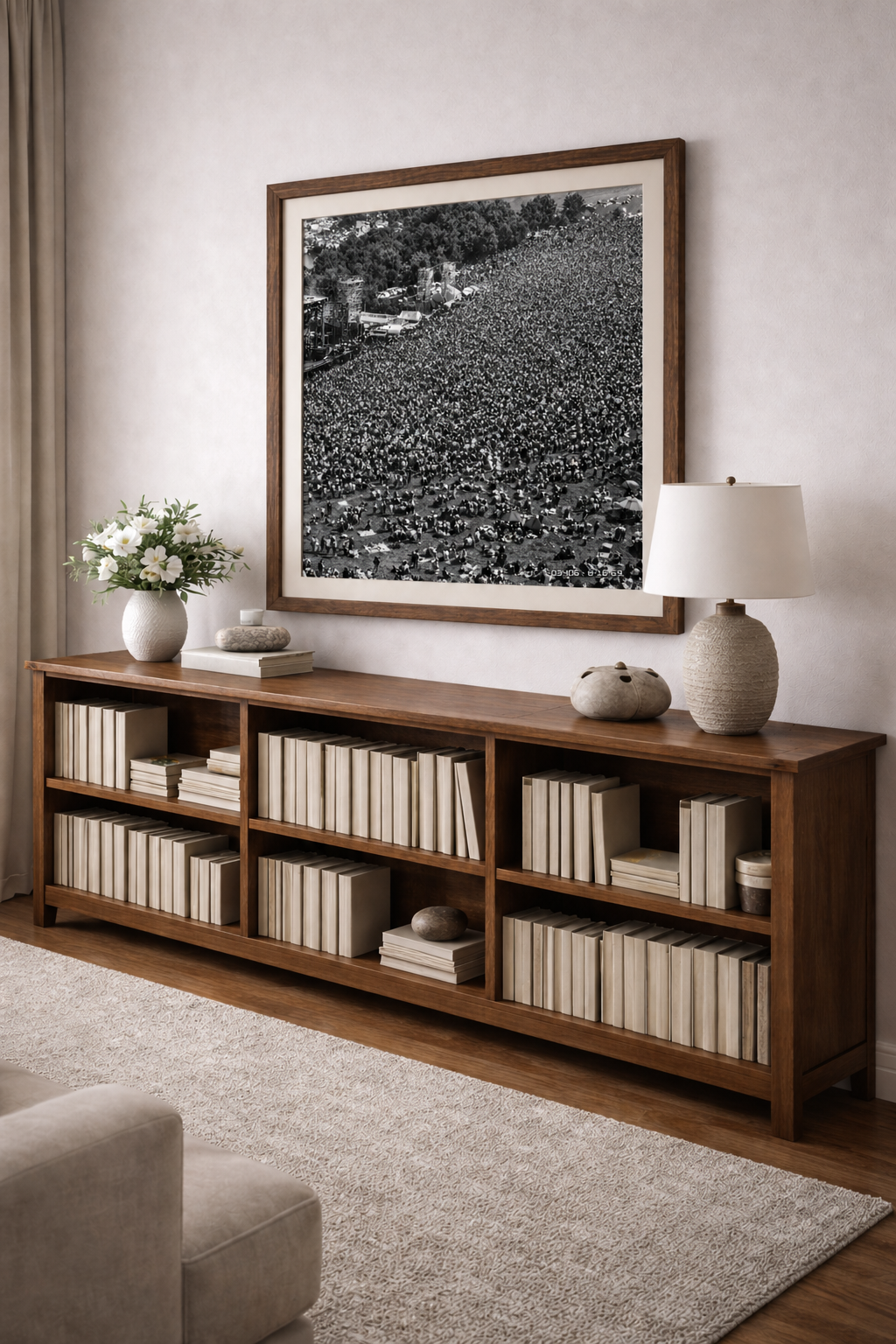 Vintage Crowd - Black & White Photography - Music Festival - The Gathering (The Communion)
