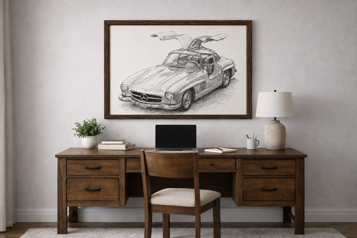 1955 Mercedes 300 SL Gullwing — The Gentleman’s Thunder