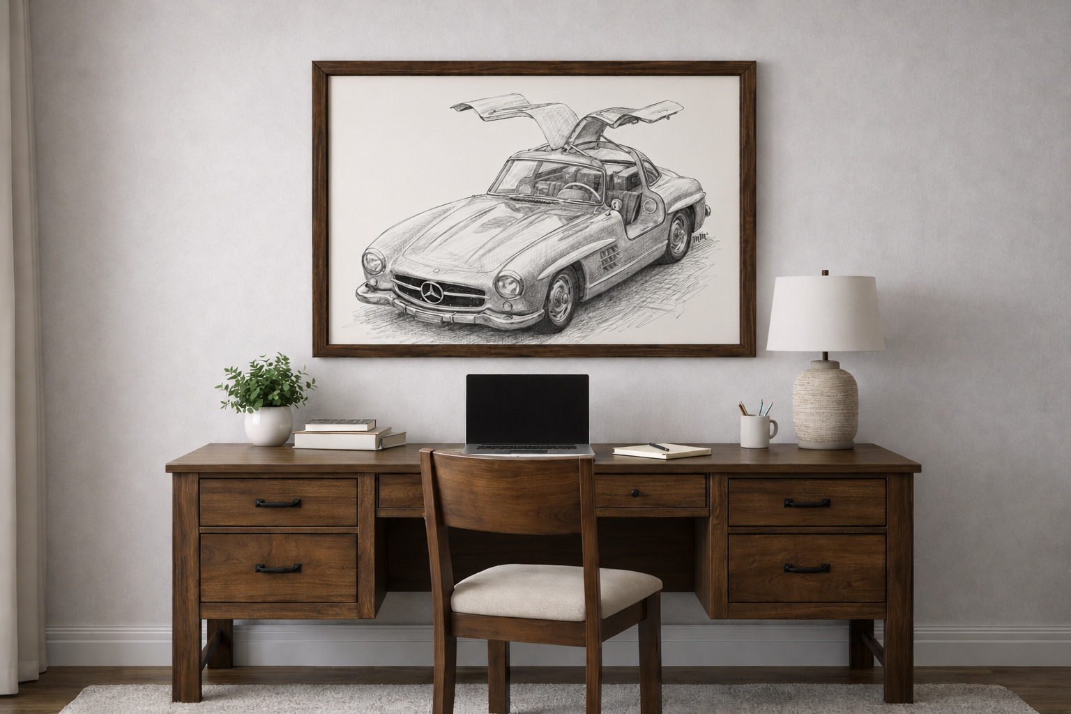 1955 Mercedes 300 SL Gullwing — The Gentleman’s Thunder
