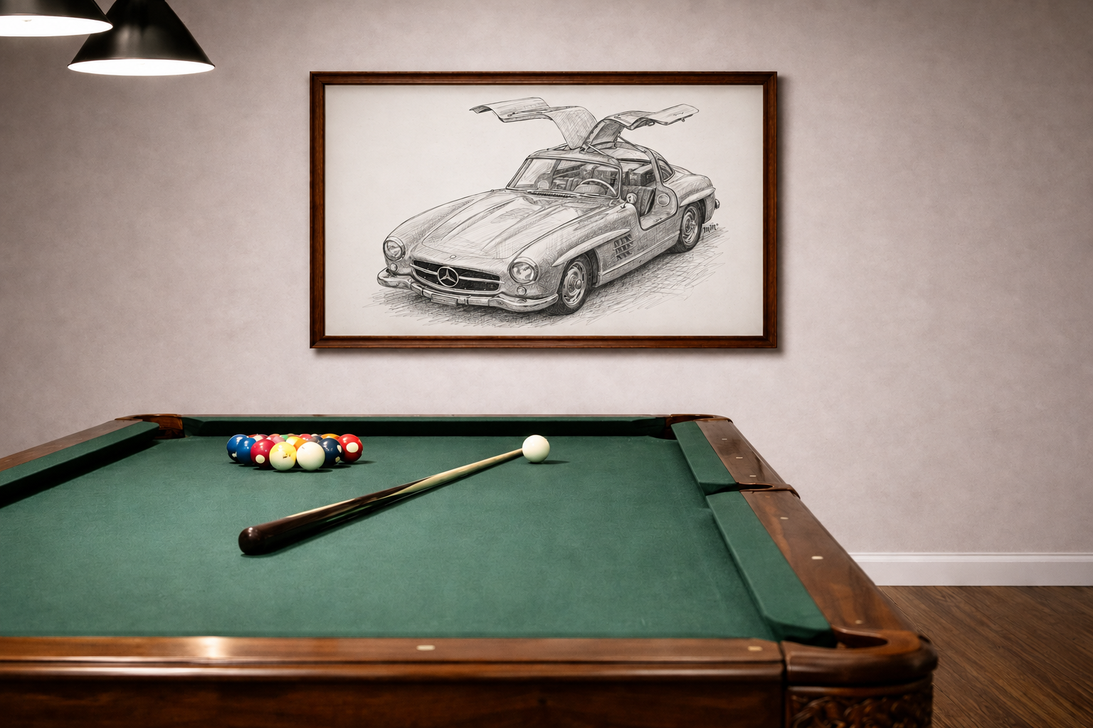 1955 Mercedes 300 SL Gullwing — The Gentleman’s Thunder