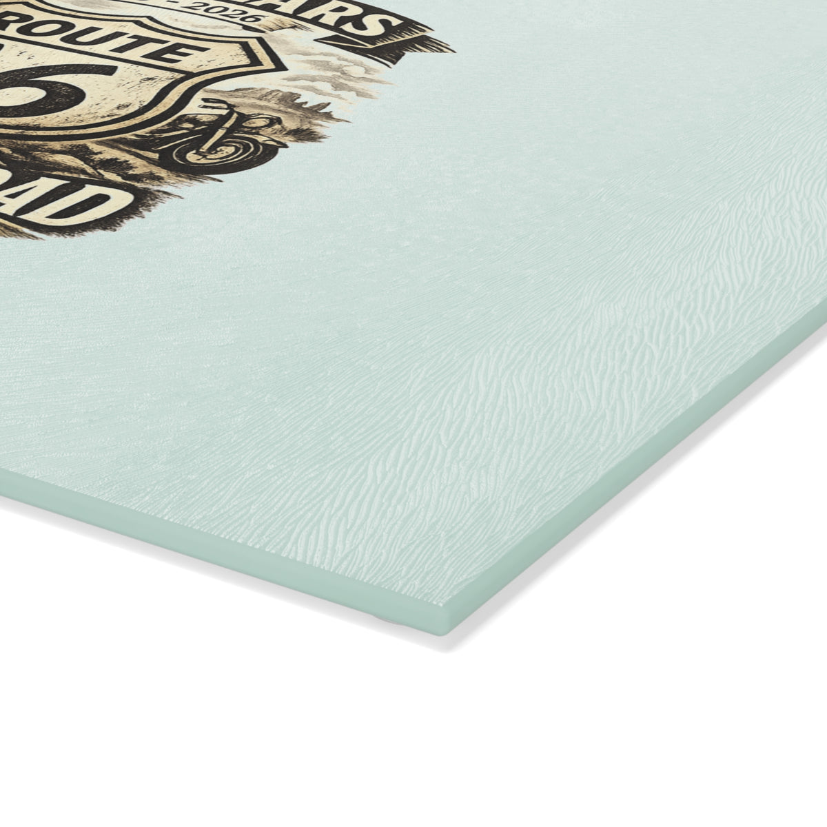 Route 66 Glass Cutting Board — 100 Years ‘The Mother Road’ Centennial Kitchen Board