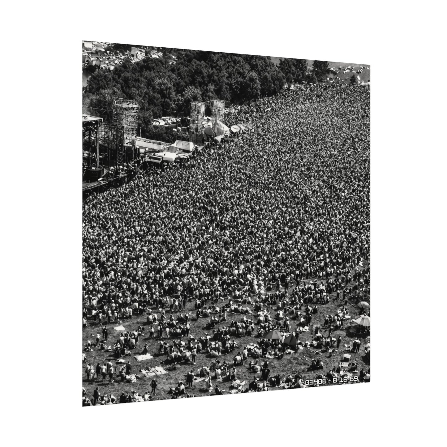 Vintage Crowd - Black & White Photography - Music Festival - The Gathering (The Communion)