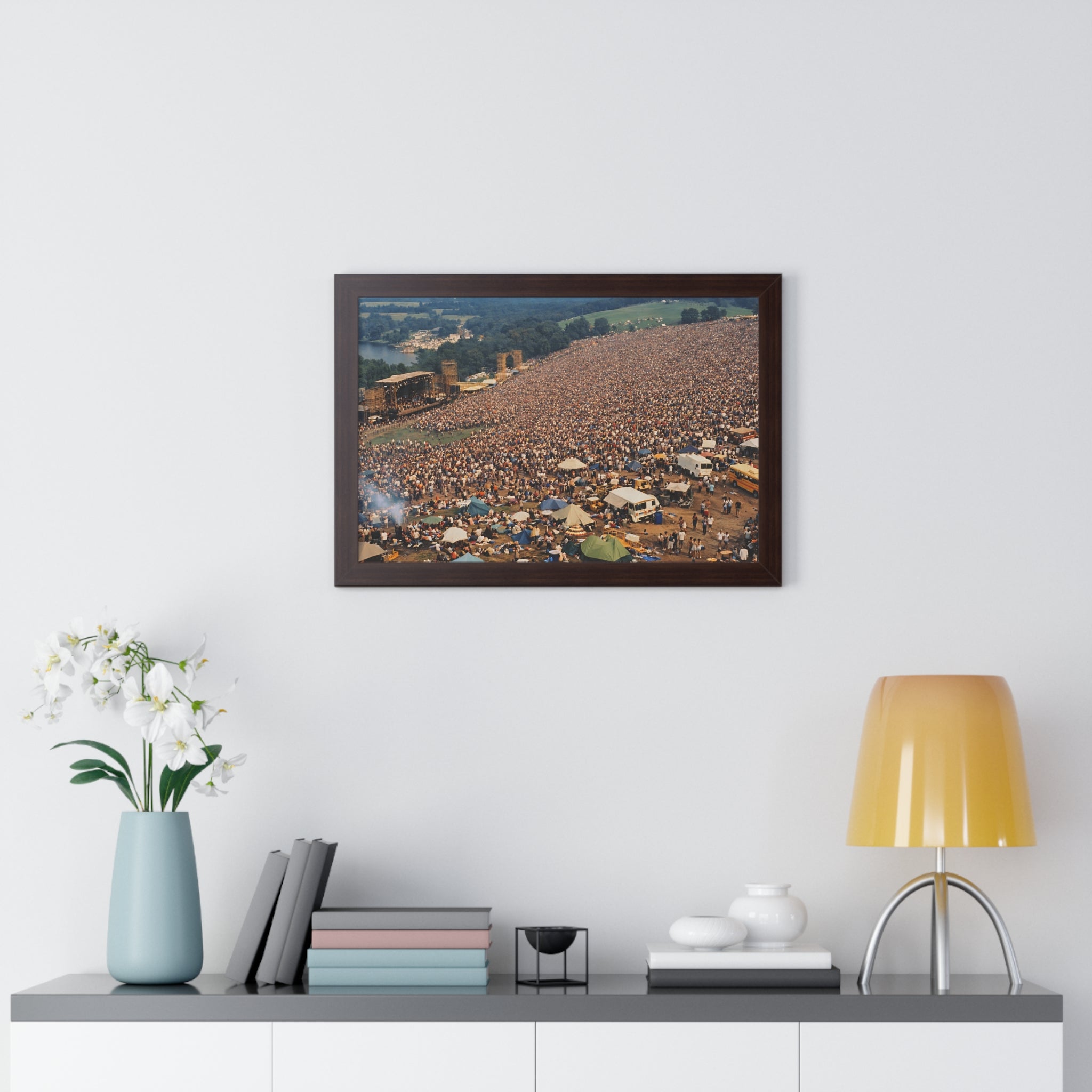 Vintage Music Festival Photo, Festival Wall Art - When The World Turned Up The Volume