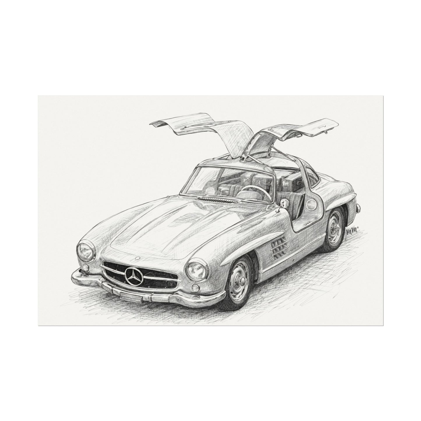 1955 Mercedes 300 SL Gullwing — The Gentleman’s Thunder