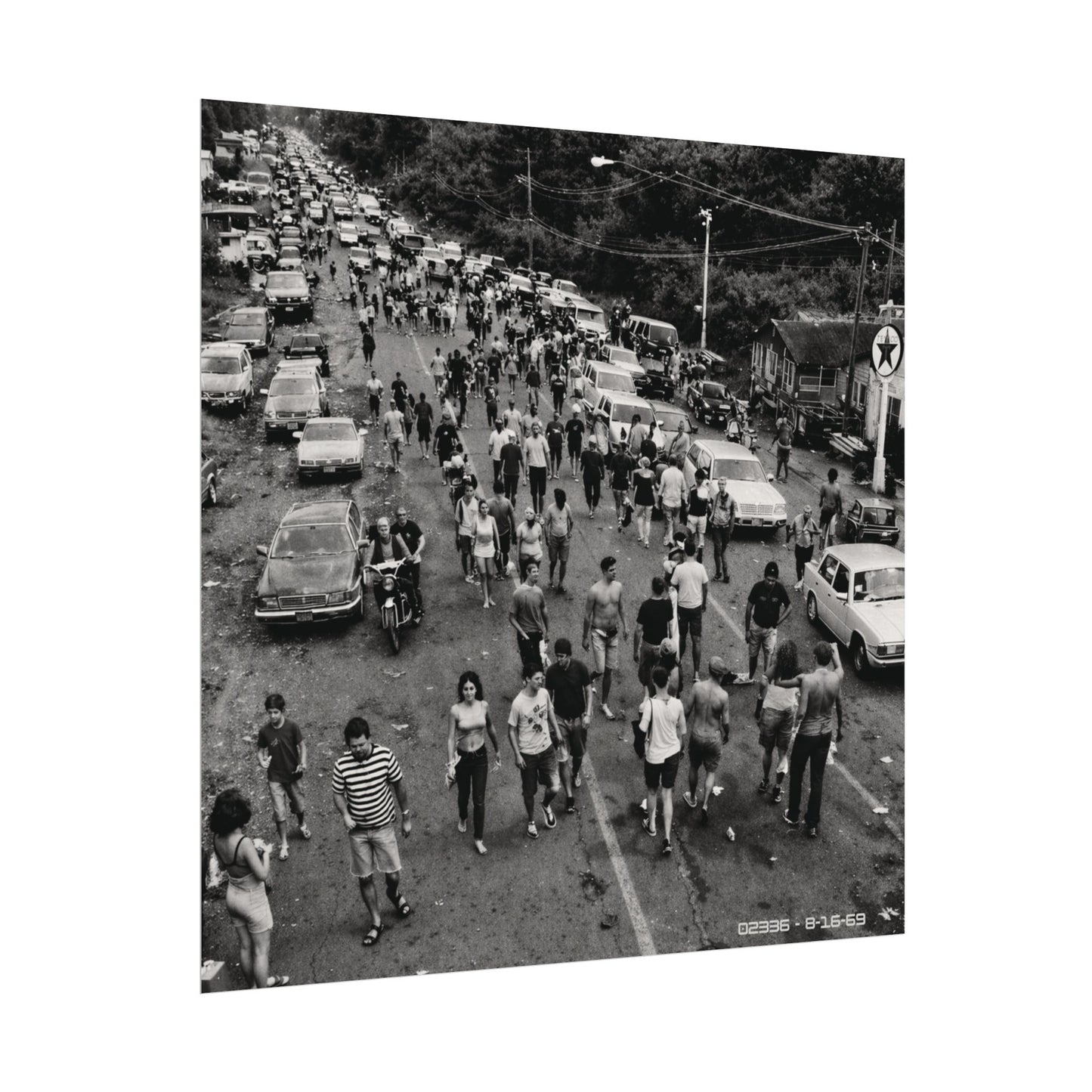 Vintage Crowd - Black & White Photography - Music Festival - The Pilgrimage (The Journey)