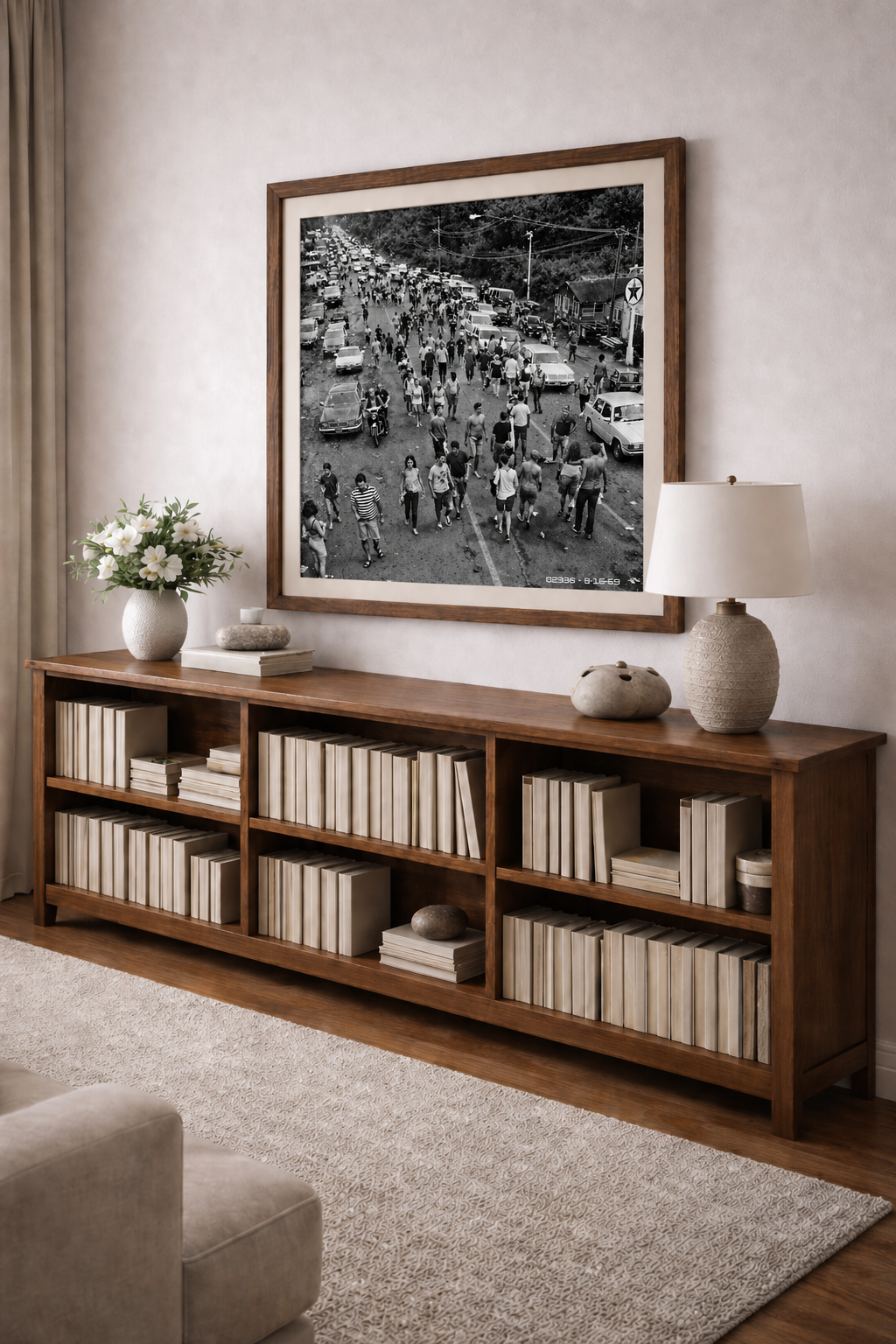 Vintage Crowd - Black & White Photography - Music Festival - The Pilgrimage (The Journey)