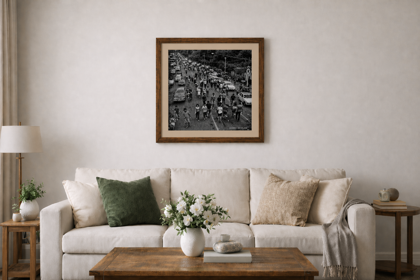 Vintage Crowd - Black & White Photography - Music Festival - The Pilgrimage (The Journey)